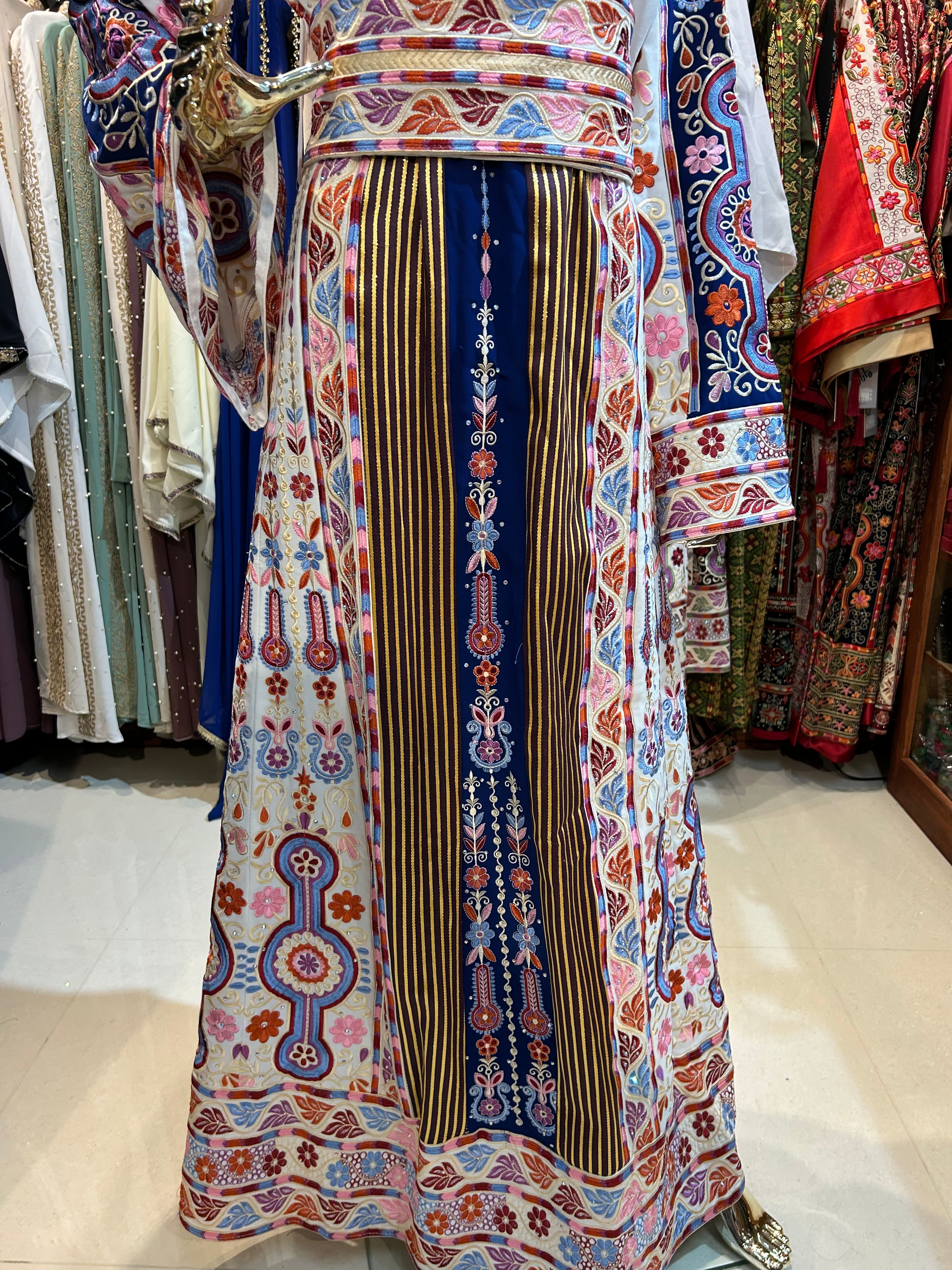 Blue Malaka Thobe